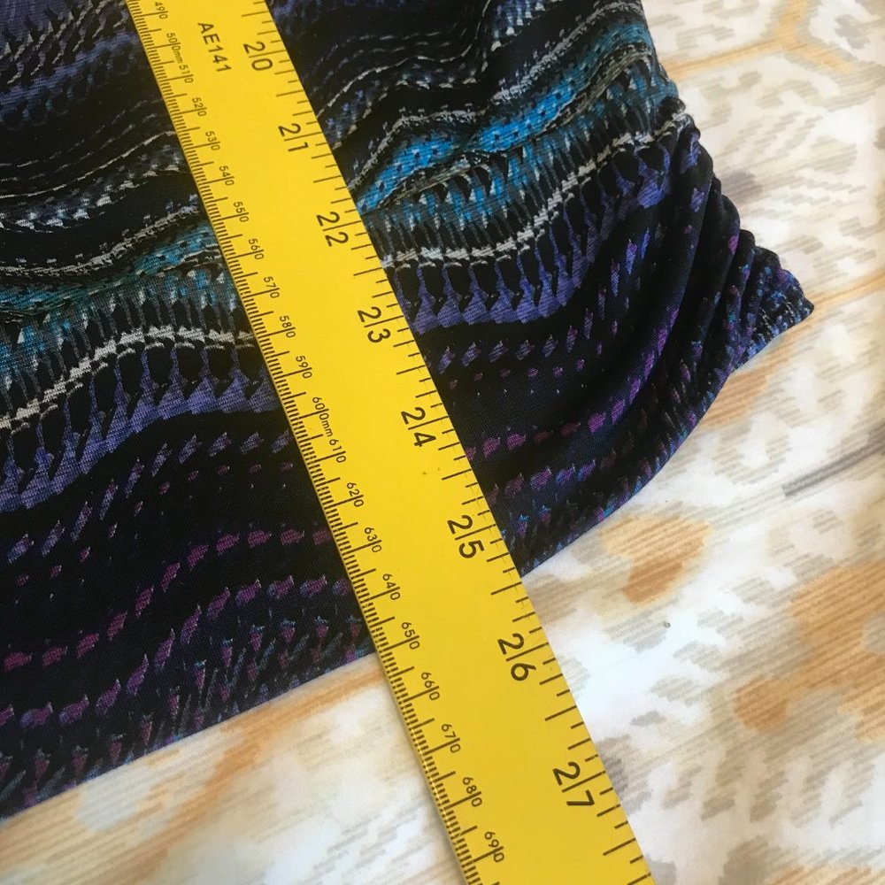 Multi-colored Short Sleeve Blouse by AB Studio - Picture 7 of 8